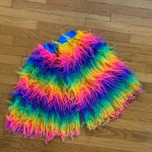 Funki-b clothing rainbow fluffies plus size